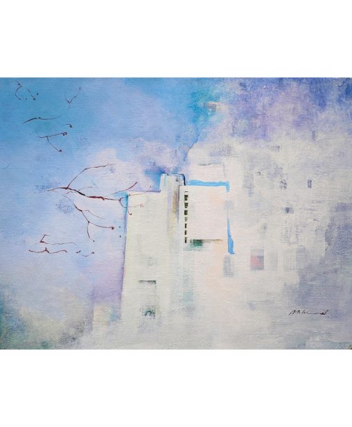 Miki Wanibuchi’s previous artwork of the sky and a flat