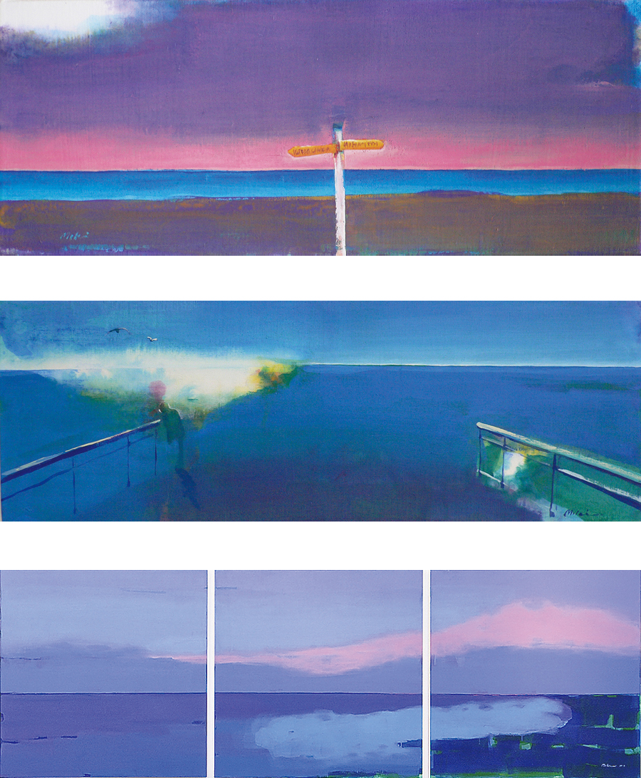 Miki Wanibuchi’s previous artworks of the horizons
