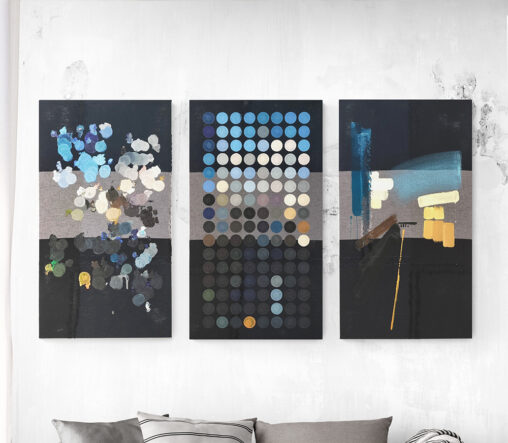 Installation view of Miki Wanibuchi’s artwork.