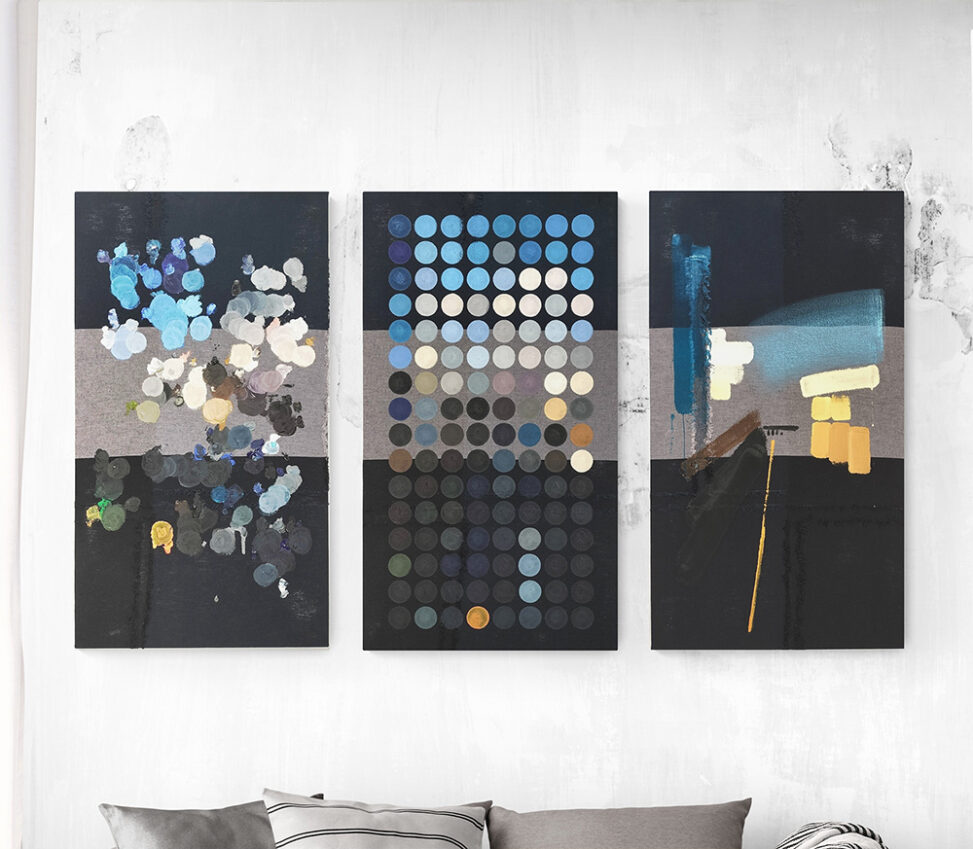 Installation view of Miki Wanibuchi’s artwork.