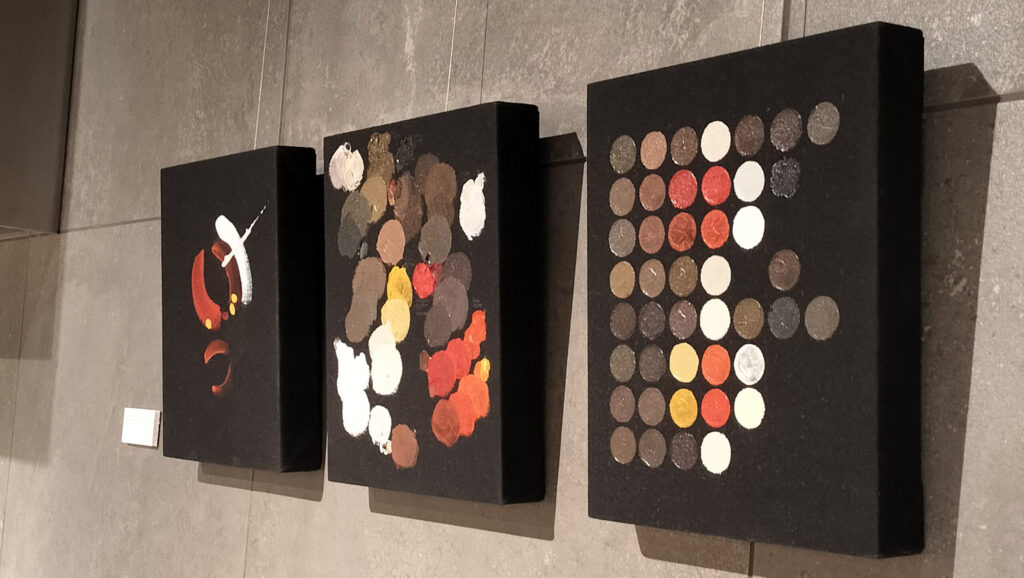 Miki Wanibuchi’s artwork at the Prize winners’ exhibition held for “sanwacompany Art Award / Art in The House 2024.