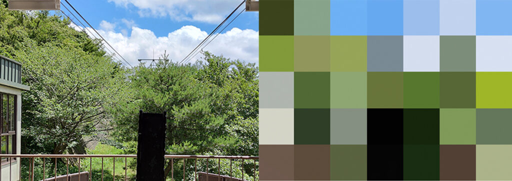Miki Wanibuchi’s artwork which is shown at ROKKO MEETS ART 2023.