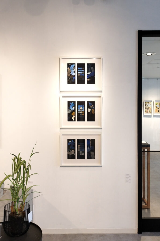 Miki Wanibuchi’s artworks Minoh-Semba0323 at about her exhibition in 2024.